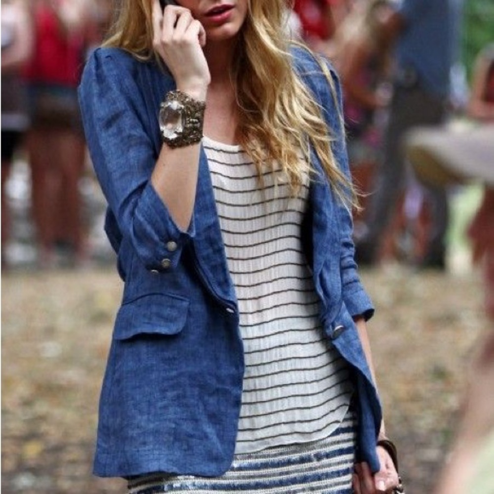 Nanette Lepore Blue Jacket